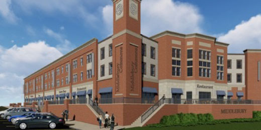Rendering of Middlebury Commons